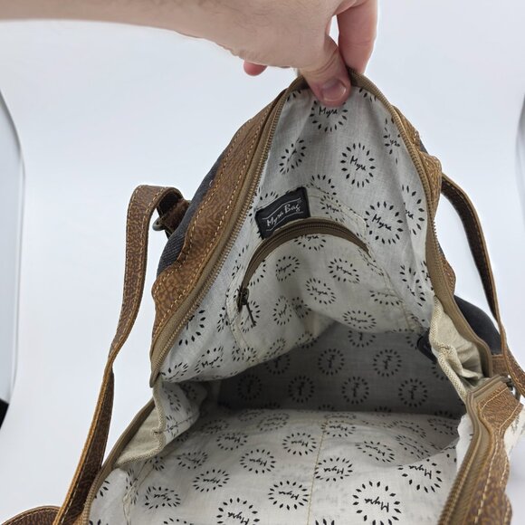 Myra Bag Wild Things Hair-on-Hide Backpack | Western Boho Convertible Bag main image 4